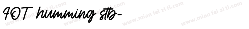 FOT humming stb字体转换